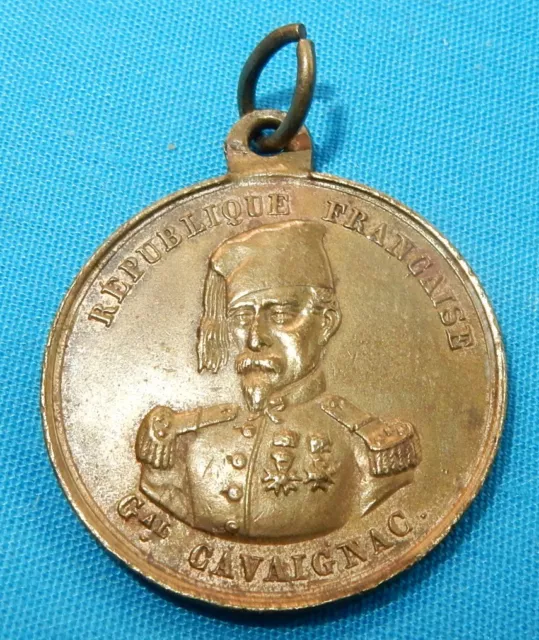 Erster Weltkrieg Französische Medaille General Cavaignac Erster Weltkrieg Militär Frankreich