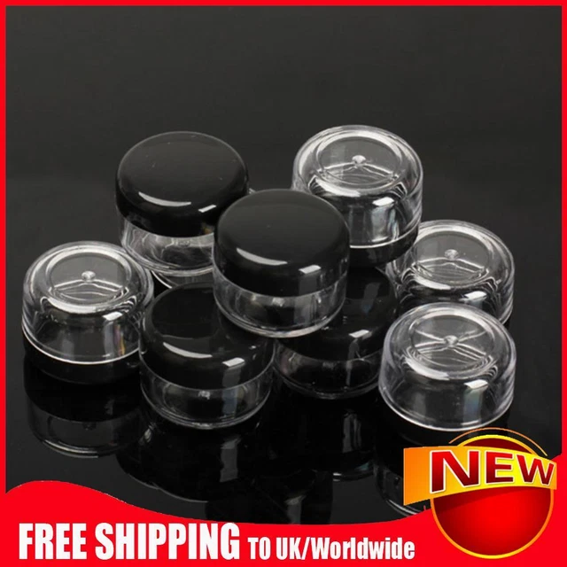 10PCS Storage Bottle Acrylic 5g/ml Small Tiny Eyeshadow Cream Lip Balm Container
