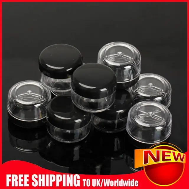 10PCS Storage Bottle Houseables 5g/ml Acrylic Eyeshadow Cream Lip Balm Container