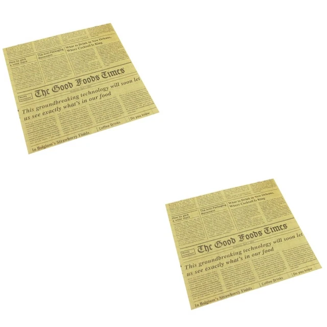 100 pz carta alimentare fritta cottura cera carta deli cesto fodere