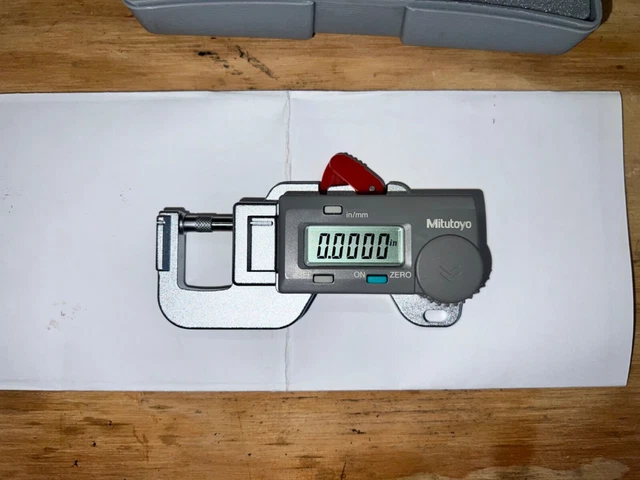 MITUTOYO 700-118 0-.50& / 0-12.7MM Digimatic Compact Digital Thickness