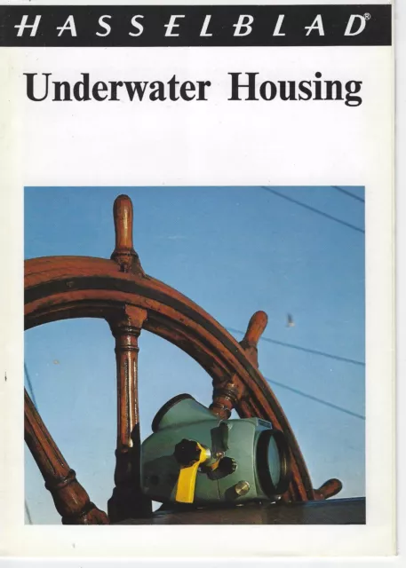 Hasselblad - Underwater Housing Brochure Guide Magazine  - 1971