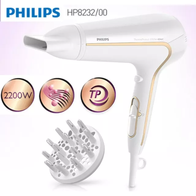 Secador de pelo Philips HP8232 profesional salón secador de pelo cuidado iónico termoprotector