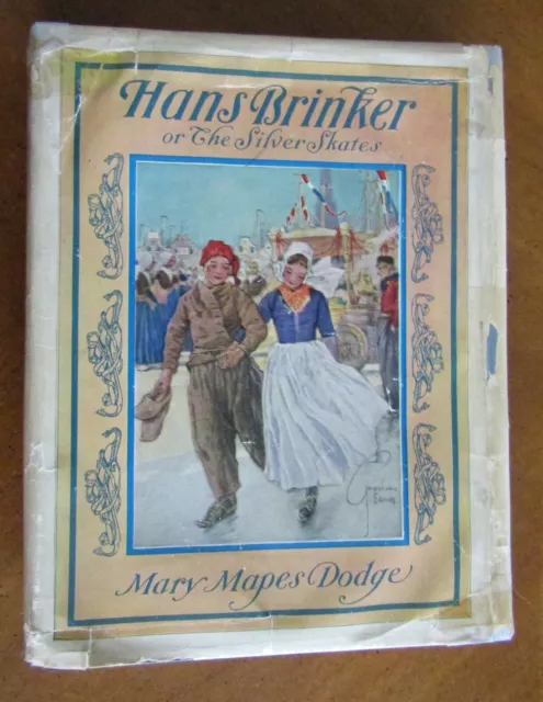 HANS BRINKER OR THE SILVER SKATES by Mary Mapes Dodge ILLUS Edwards HBDJ 1935