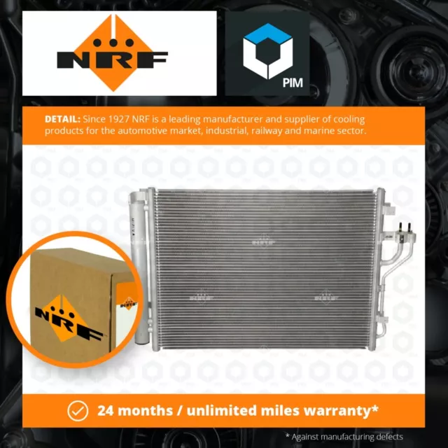 Air Con Condenser fits FORD FIESTA Mk6 TDCi 1.6D 10 to 13 AC Conditioning NRF