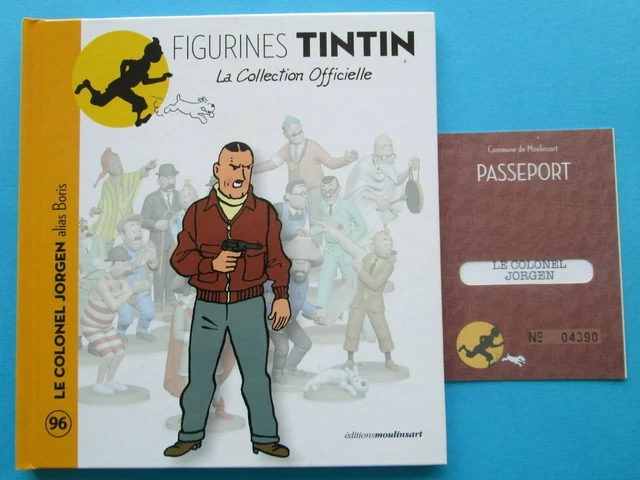 Figurine Tintin Collection Officielle N°96 - Le Colonel Jorgen - Résine, Parfait état