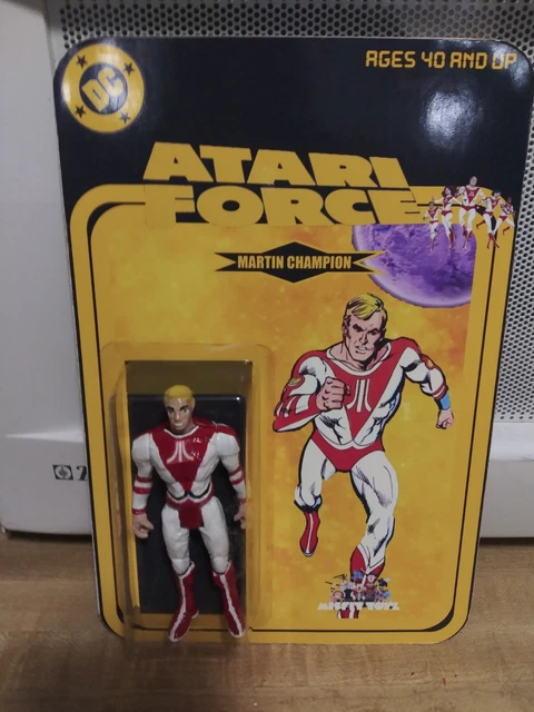 custom action figures 3.75 Atari Force Martin Champion art toy. For display only