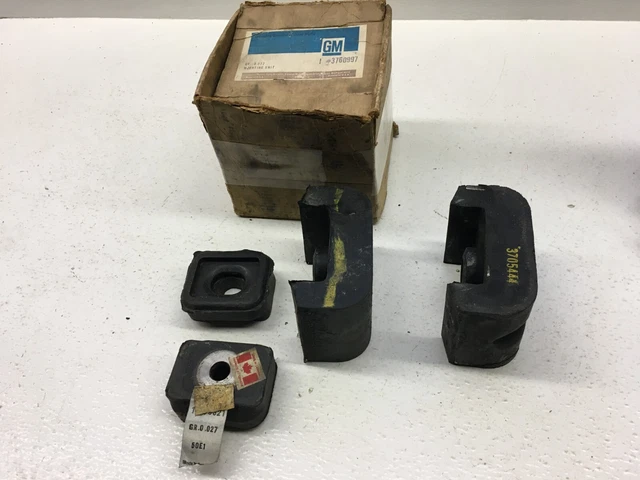 GM NOS 1955-59 Chevy Pickup Rear Bell Housing Mounts No Bolts 3760997