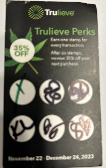 Trulieve Discount Card 35% OFF  !!!!