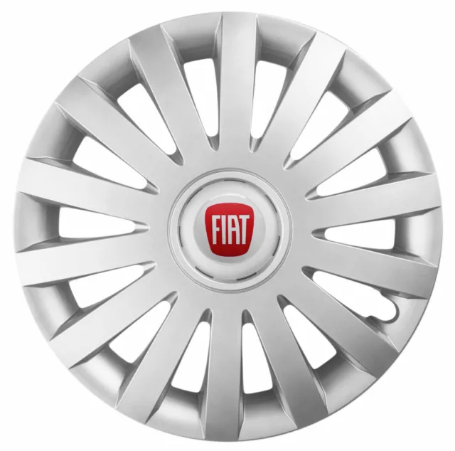 Copricerchi 16" adatti a Fiat Scudo Bravo Doblo Mk3 Talento NUOVI argento