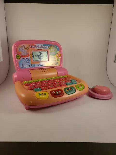 VTECH TOTE AND Go Laptop, Pink $28.98 - PicClick