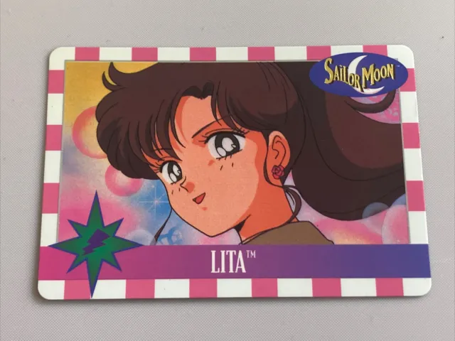 Sailor Moon Lita Trading Card 15 1995 Bandai Vintage English Anime