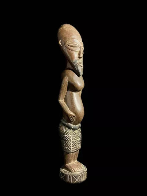 Sculpture africaine Art Tribal Statue sculptée en bois Tribal bois Kusu...