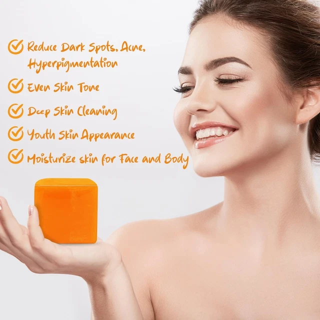 KOJIC ACID SOAP Dark Spot Remover Soap Bars Turmeric Soap for Dark