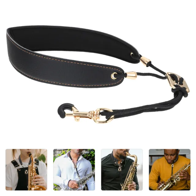 Halsband Für Saxophon Saxophone Schulterriemen Universal- Schultergurt