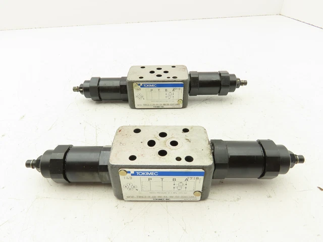 Tokimec TGMC2-3-AB-BW-BA-BW-50-S20 Hydraulic Relief Valve Sandwich Plate D03