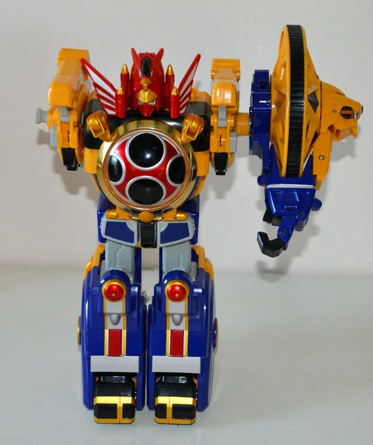 FIGURINE ARTICULÉE THUNDER Megazord Power Rangers Ninja Storm 6 Zord