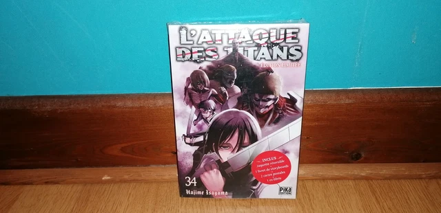 L'Attaque Des Titans (SNK) Tome 34 Édition Limitée NEUF FR