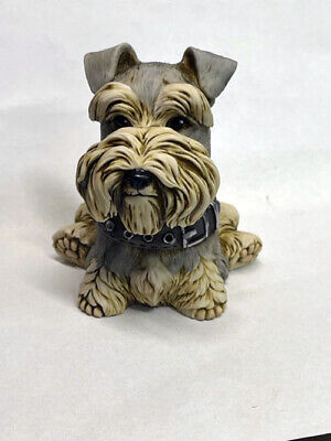 Frmr Kevin Francis Face Pot Artist Neil Eyre Dog Grey Schnauzer Trinket Ring Box