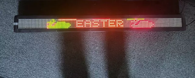 LED Elektrische Bewegungsnachricht Display Schild 7 x 120 Mehrfarbiges Schild programmierbar 3