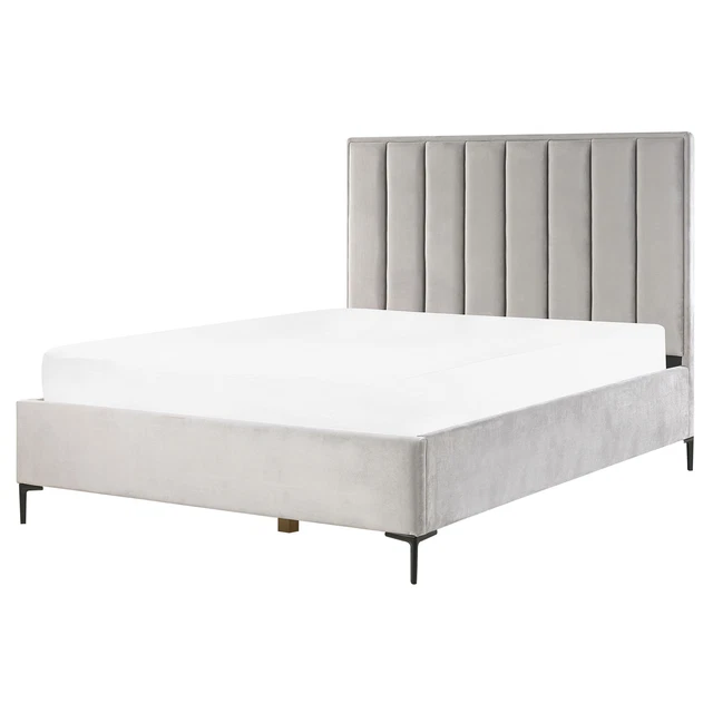 Ensemble de Chambre à Coucher Lit Double 160 x 200 cm avec Coffre et 2 Tables d 5