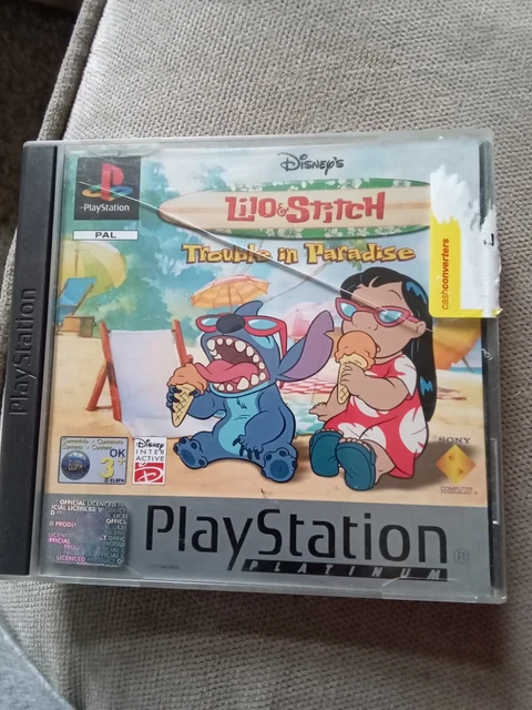 DISNEY'S LILO AND Stitch Trouble In Paradise - Sony PlayStation 1 PS1 £ ...