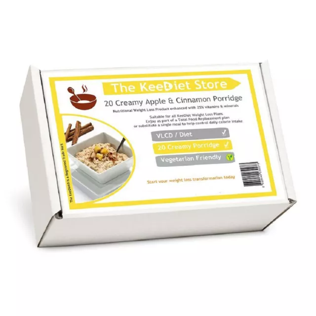 KeeDiet® VLCD Meal Replacement Diet 14 x Apple Cinnamon Porridge