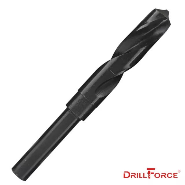 Drillforce 19/32 in. S&D Silver Deming HSS M2 Black Oxide 1/2" Shank Drill Bit