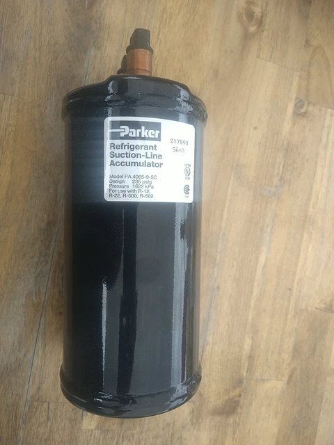 Parker Pa4065-9-5C Suction Line Accumulator,Dia 4 X H 9 In