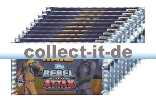 Rebel Attax - Star Wars - Serie 1 - 10 Booster - tedesco