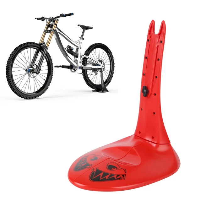 (Red)Bike Floor Rear Parking Rack Decorative Road Bike Parking Floor Rear Stand