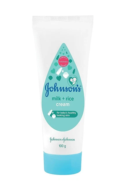 Lait pour bébé et crème de riz Johnson's, 100 g