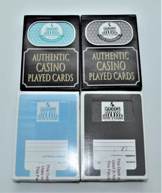 Casino Playing Cards - Four Queens Hotel Las Vegas 2 Used Decks - Free Shipping*