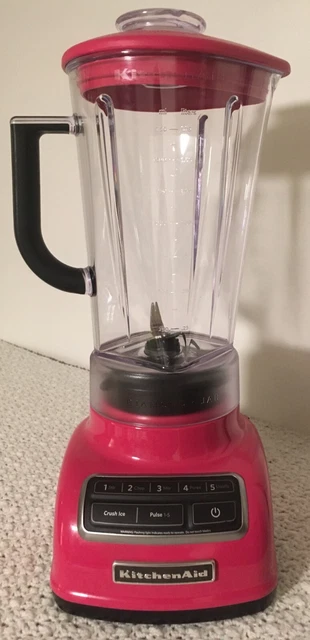 KitchenAid KSB1575CB Hot Pink 5-Speed Diamond Blender W/ 60 oz BPA-Free Pitcher