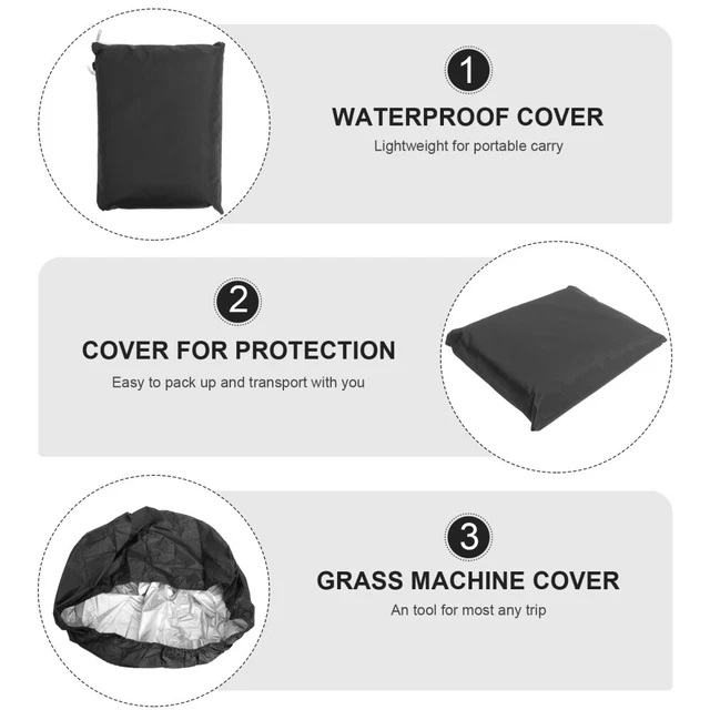 Lawn Tractor Cover Outdoor Lawn Mower Cover Protective Cover 12