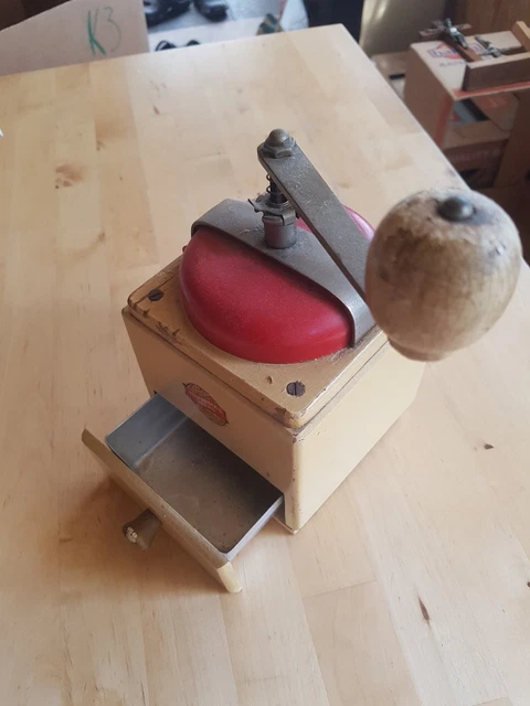 Antike Leinbrocks Ideal Kaffeemühle alt Originalzustand 2