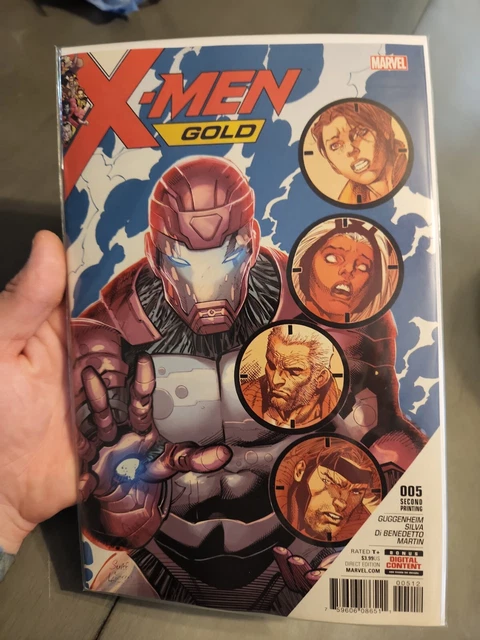 X-Men Gold 5 2nd Print Variant NM-New Mutants 87 Homage cover 2017 Marvel Comics