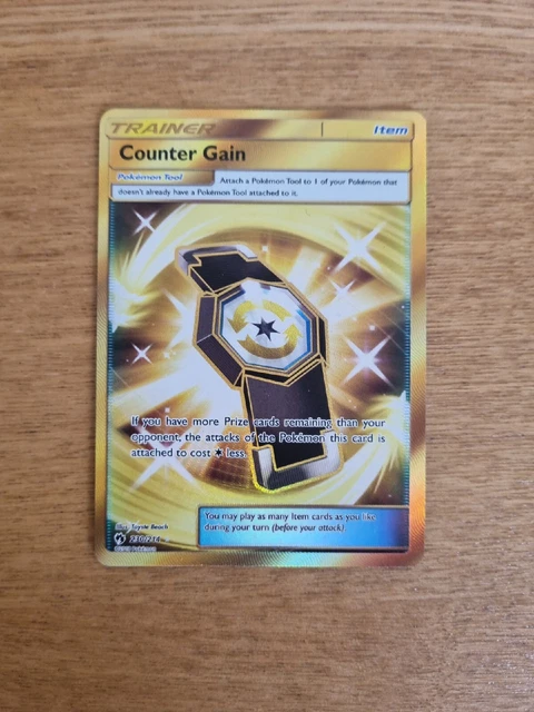 IN DER NÄHE NEUWERTIG Zähler Gewinn 230/214 Holo/Glänzend Pokemon Karte SM Lost Thunder