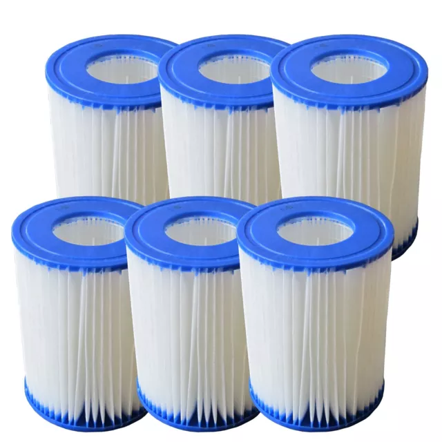 6x Filter Bestway 58094 Type II Größe 2 - Pool Filterkartuschen Ersatzfilter