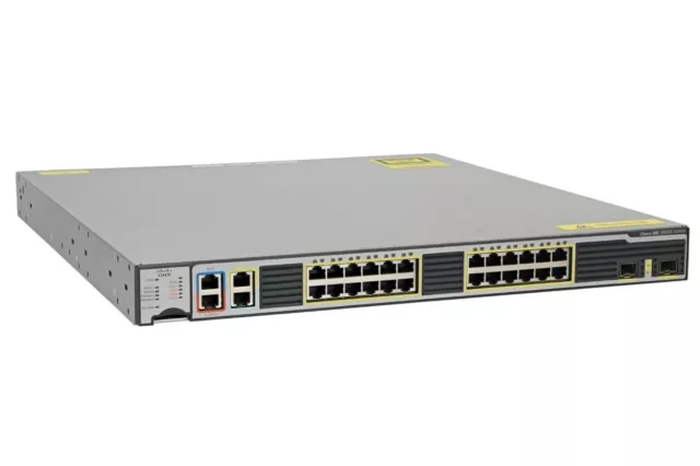 Cisco ME 3600X Series 24 Port Switch ME-{3600X-24TS-M} +PWR-ME3KX-AC
