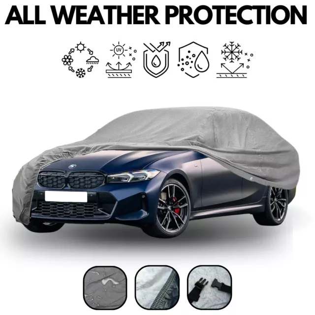 FOR FORD KA (2013 ON) - LUXURY HEAVY DUTY WATERPROOF CAR COVER COTTON LINED
