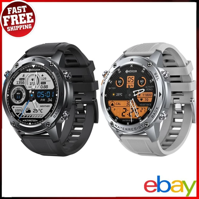 ZEBLAZE STRATOS 2 Ultra GPS Smartwatch Health Monitor 10 ATM for Men