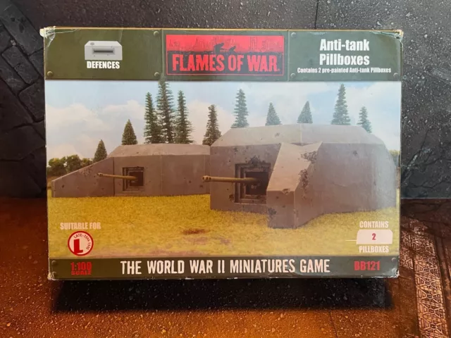 Flames of War BB121 Anti-tank Pillboxes (2 models) Late War