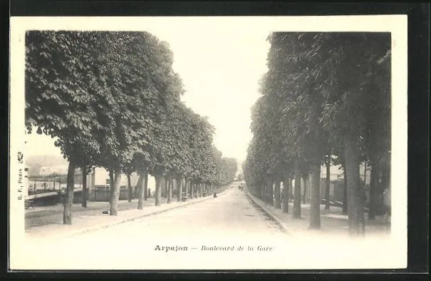 CPA Arpajon, Boulevard de la Gare