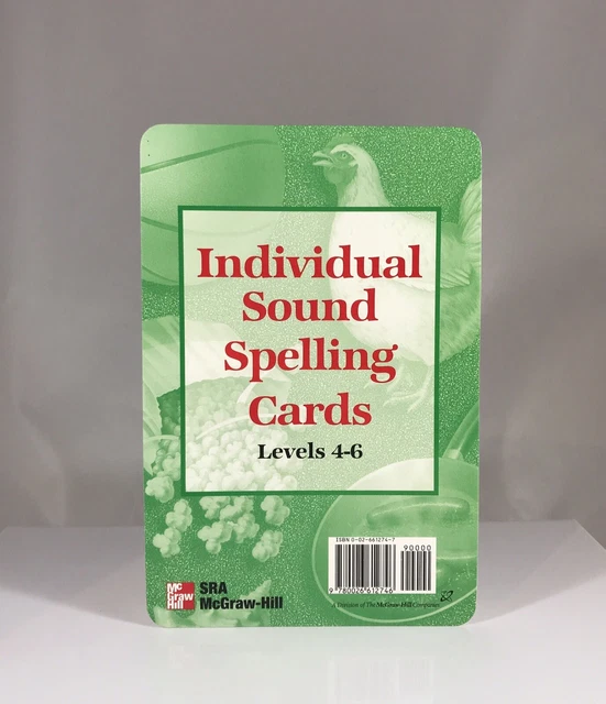 OPEN COURT SRA Individual Sound Spelling Cards Levels 46 McGraw Hill