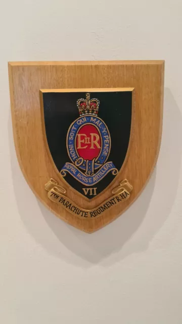 Royal Horse Artillery Association regimental  wall plaque shield RHA RA RHAA