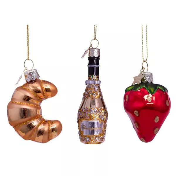 Vondels Christbaumschmuck Ornament Goodmorning Mini set (3-teilig)