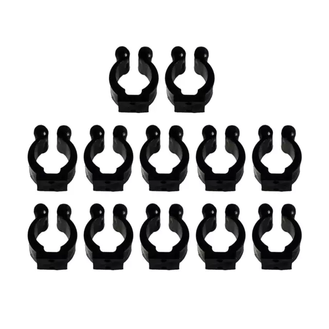 12x Billiard Cue Clips Father's Day Gift from Daughter Son Fishing Rod Clips