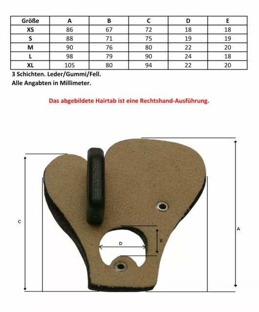 Hair Tab avec séparateur de doigts taille M 2