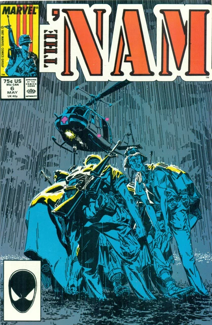 The Nam #6 By Doug Murray Michael Golden Vietnam War POW MIA Marvel NM/M 1987